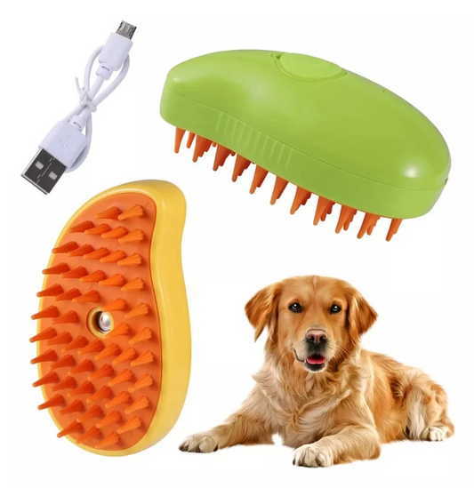 Cepillo Mascotas Vaporizador 3 En 1